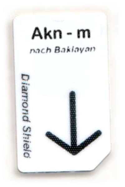 Chip Card Diamond Shield AKN-m